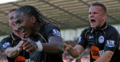 Rodallega: Celebrates his winner